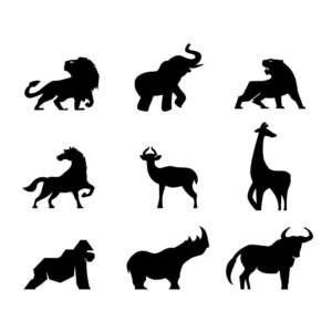 Set Safari dieren PropUps 3
