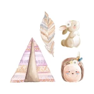 Set Boho dieren PropUps 3