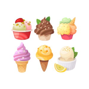 Set ijsjes PropUps 5