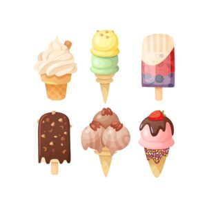 Set ijsjes PropUps 7