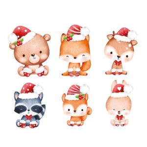 Set Kerstdieren PropUps 1