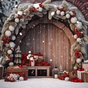 Christmas arch white, boog, kerst